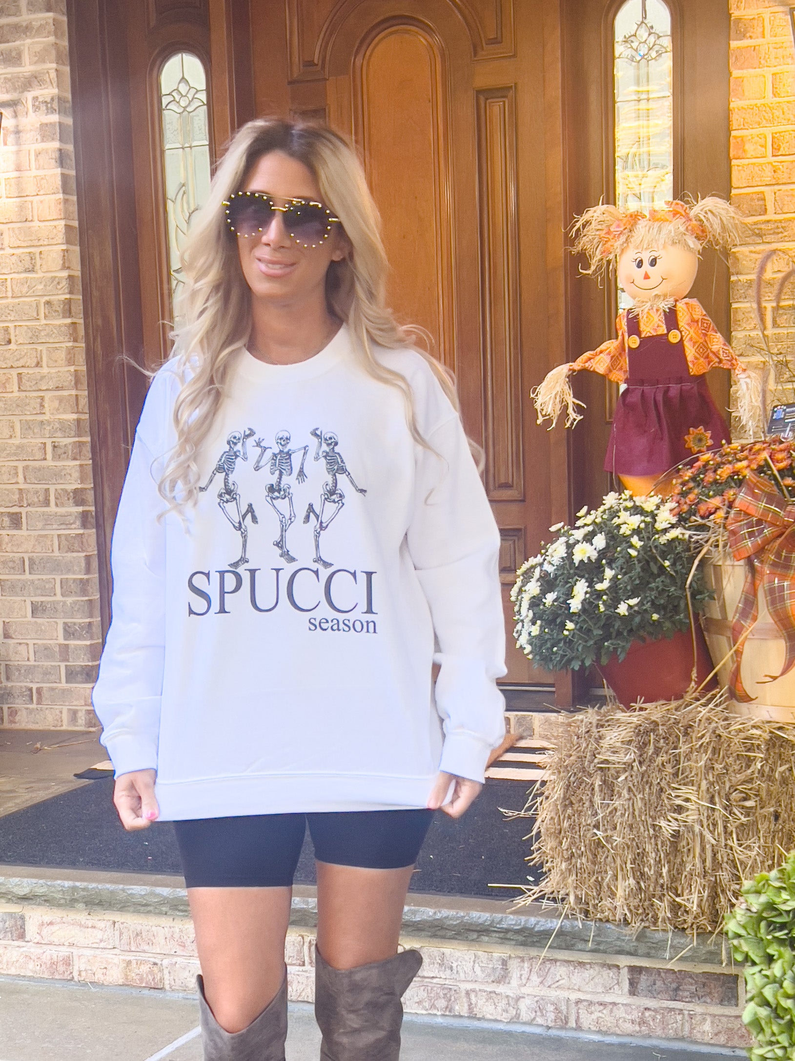 Spucci Season Oversized Relaxed Sweatshirt