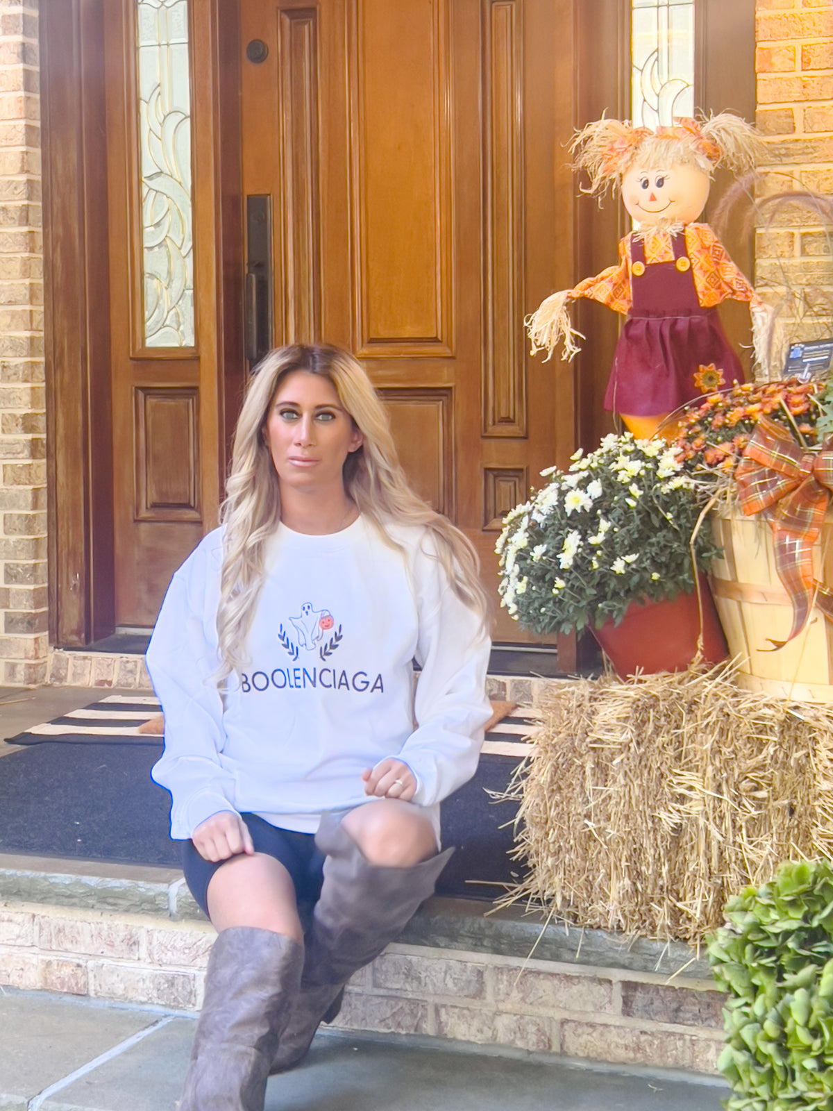 Boolenciaga Oversized Relaxed Sweatshirt