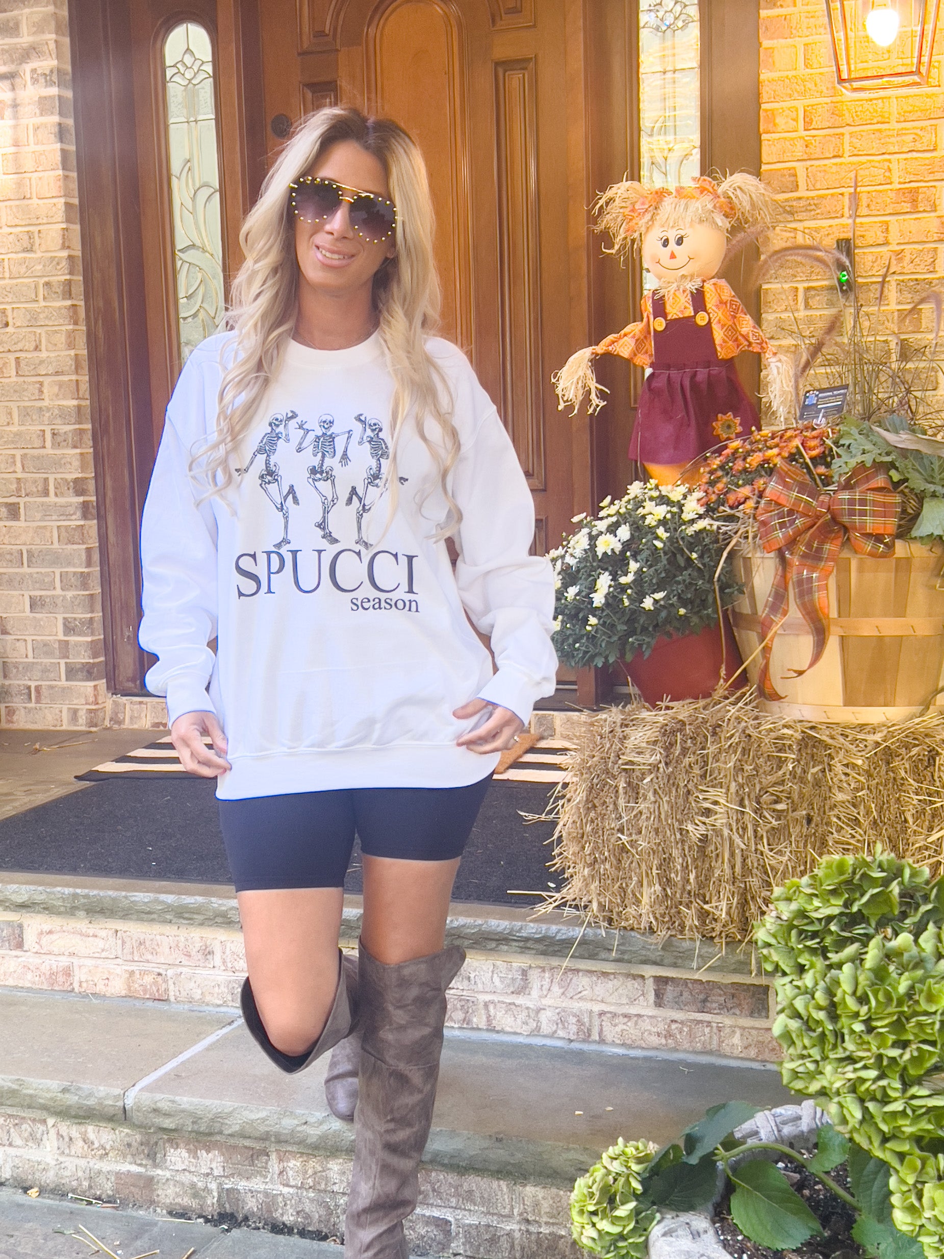 Spucci Season Oversized Relaxed Sweatshirt