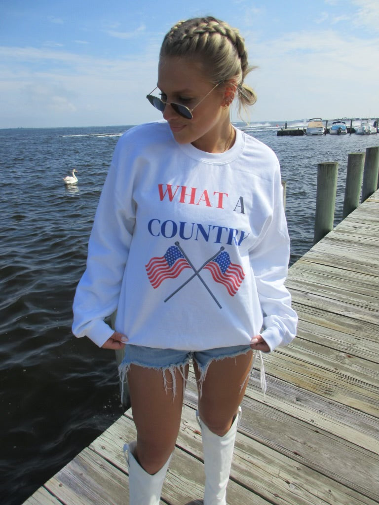 What A Country Relaxed Sweatshirt