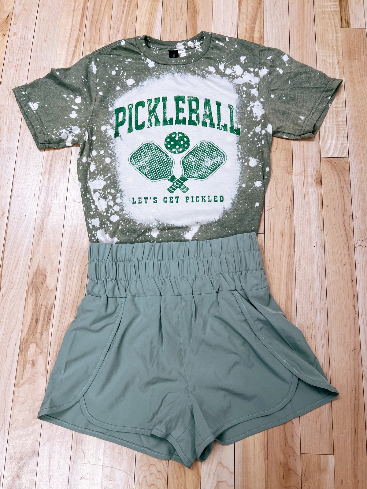 Bleached Pickleball Club Tshirt