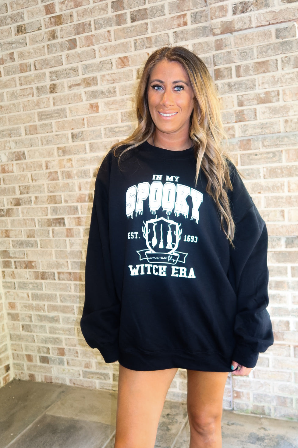 Spooky Witch Era Oversized Relaxed Sweatshirt