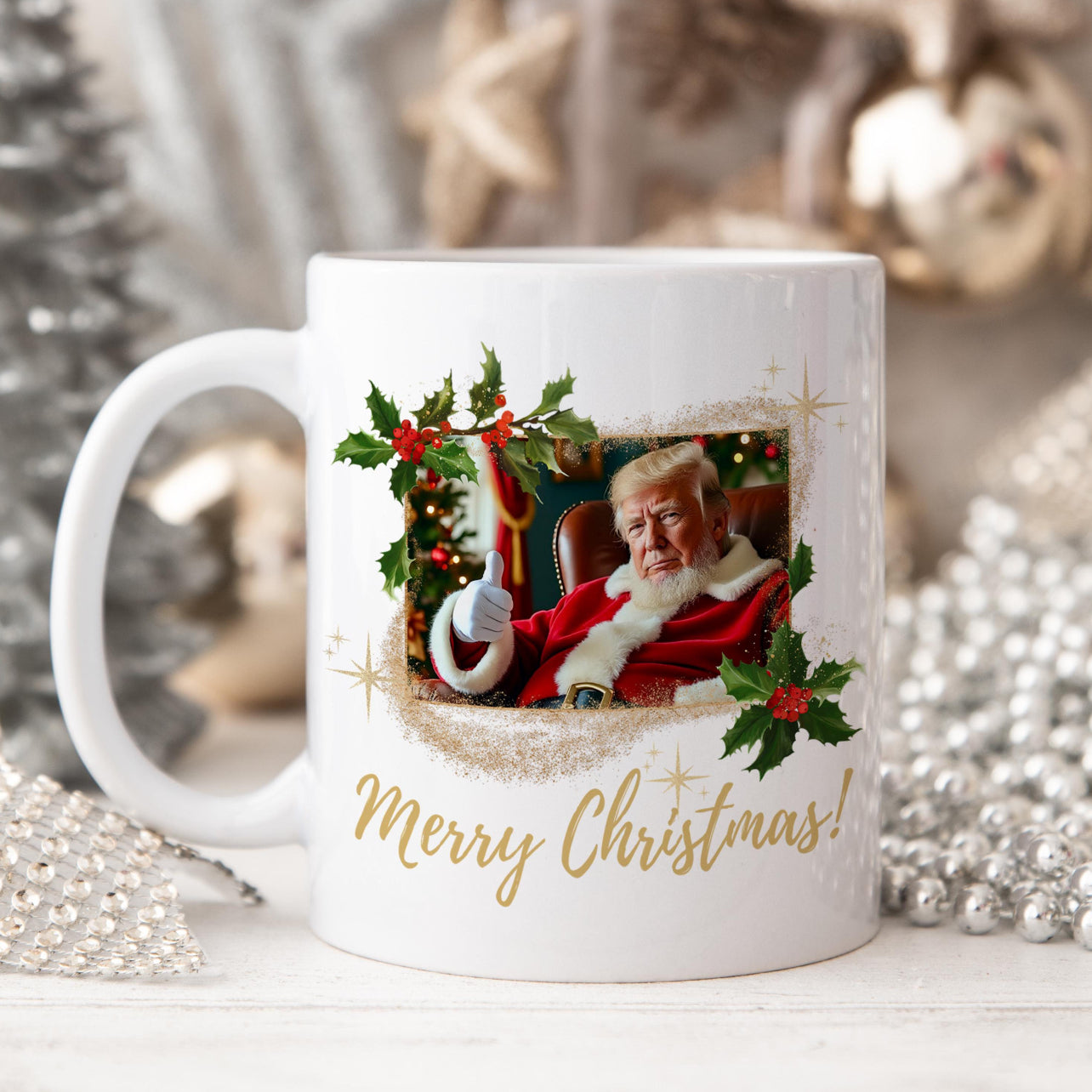 Trump Merry Christmas Mug