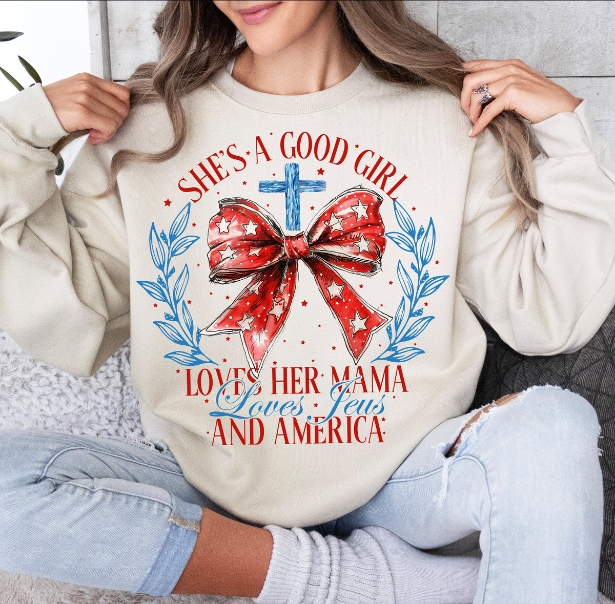 American Girl Relaxed Sweatshirt