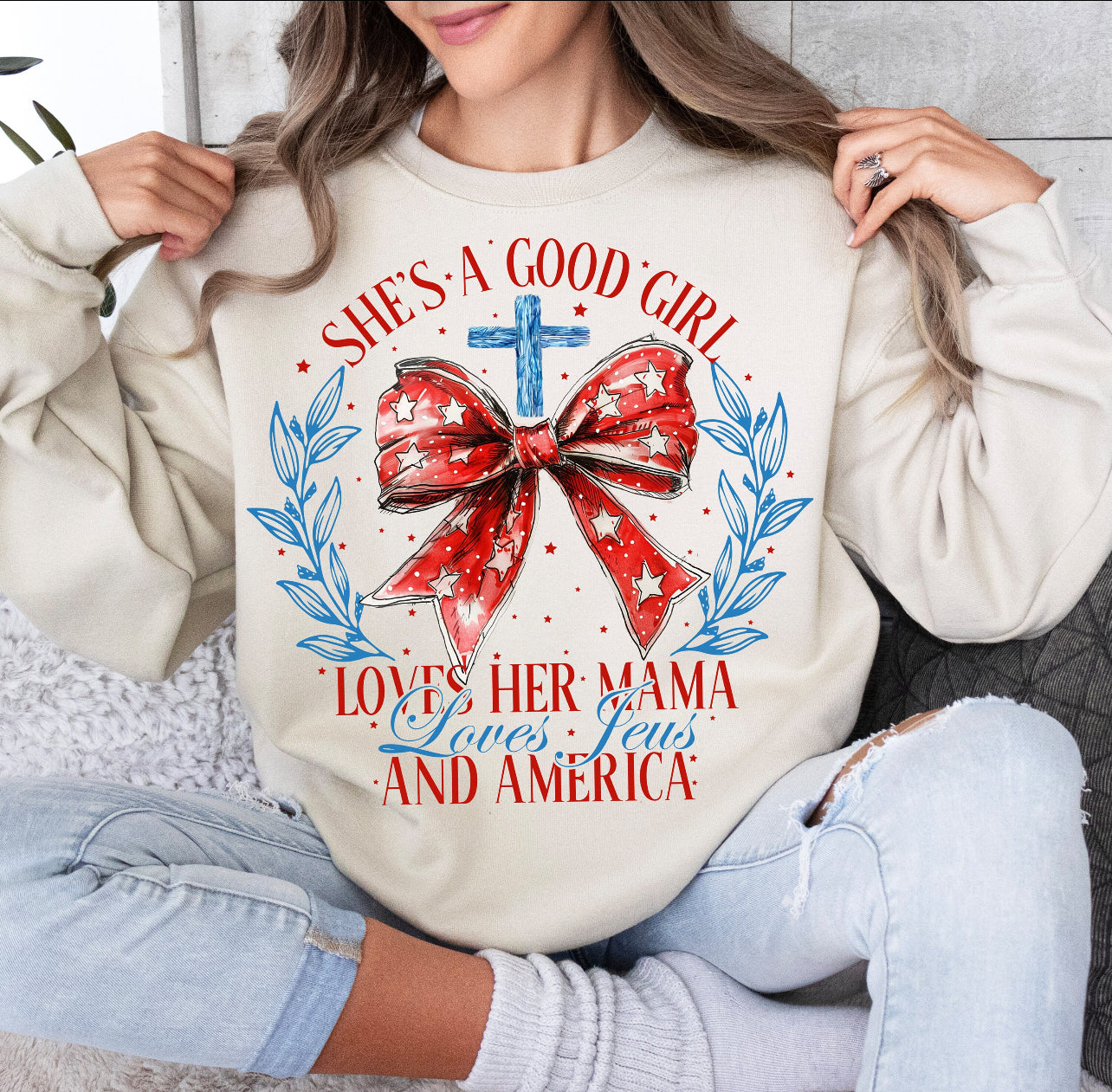 American Girl Relaxed Sweatshirt