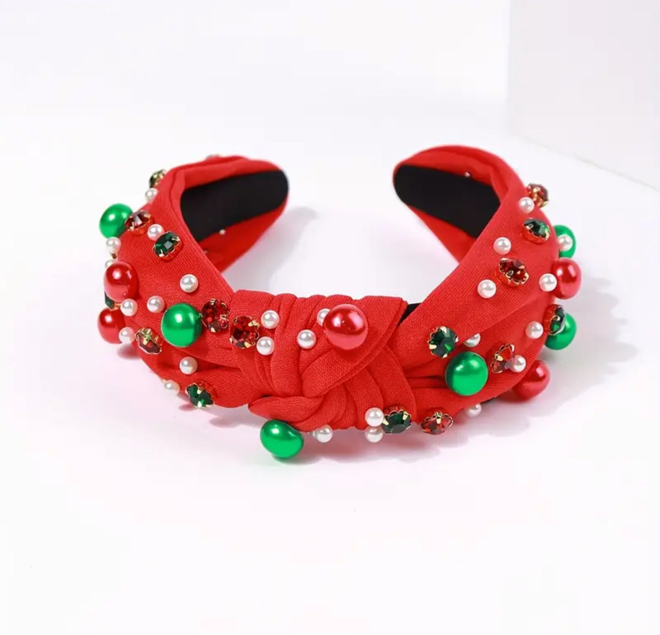 Beaded Christmas Headband