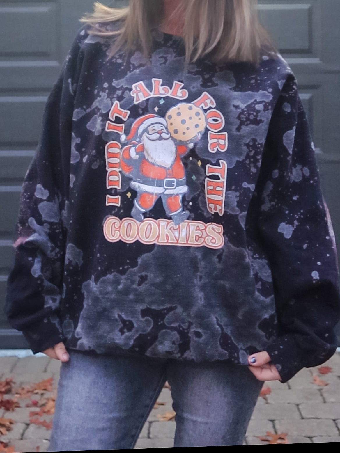 I Did It All For The Cookies Acid Sweatshirt