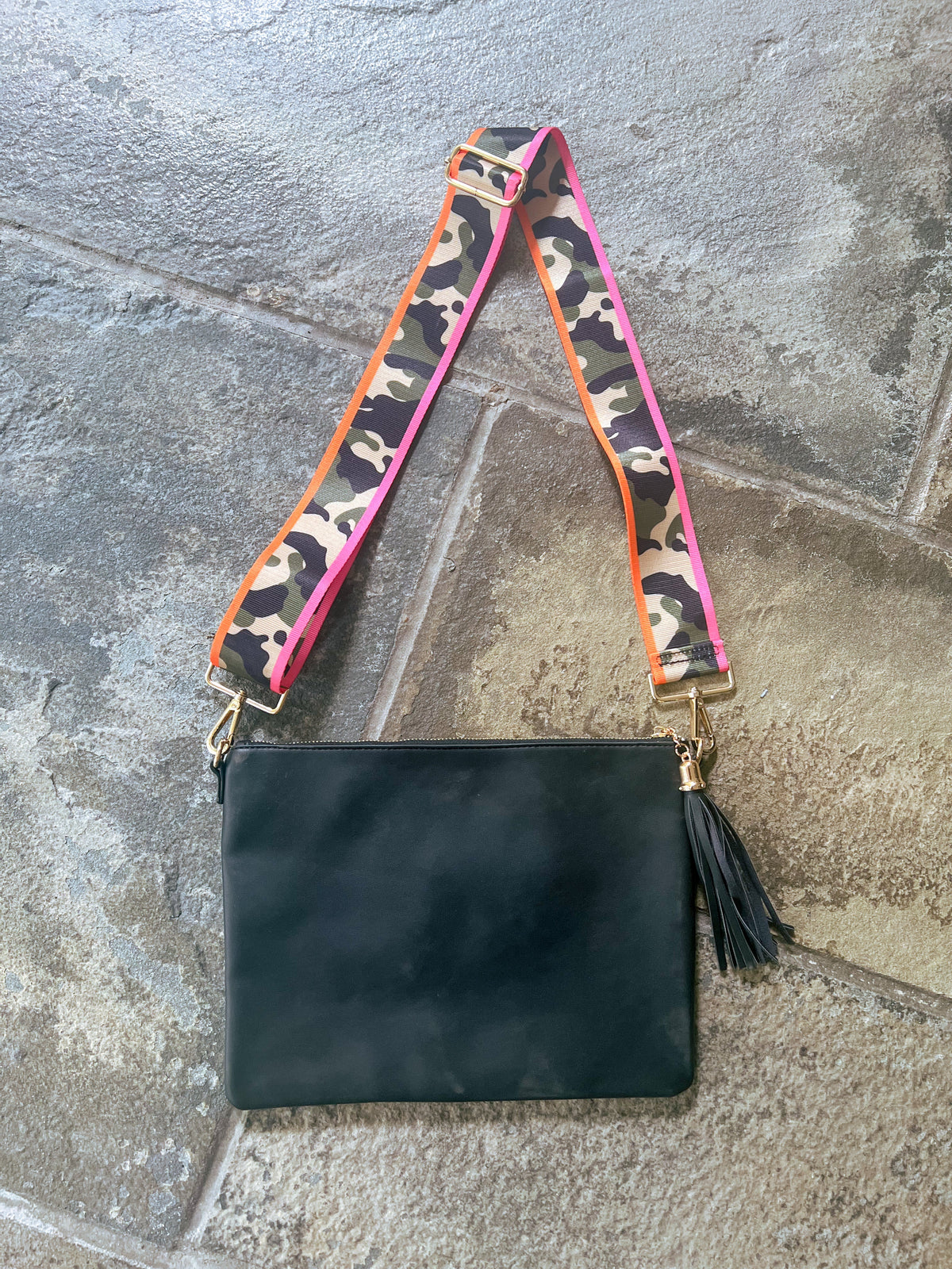 Vegan Leather Crossbody Bag