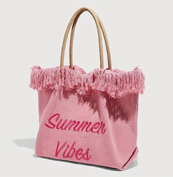 Summer Vibes Boho Chic Tote Bag