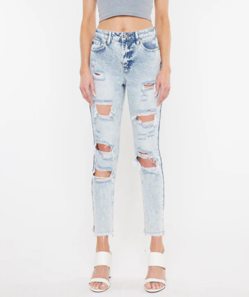 Amy High Rise Mom Jean