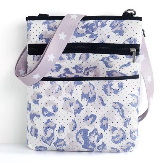 Light Leopard Neoprene Crossbody