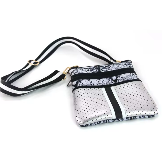 Snakeskin Neoprene Crossbody