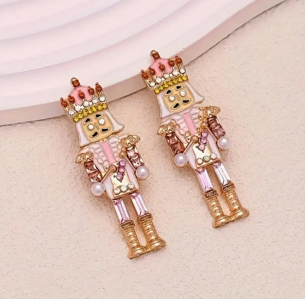 Glitzy Nutcracker Earrings