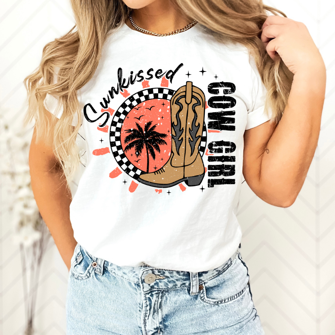 Sunkissed Cowgirl Relaxed Graphic Tshirt