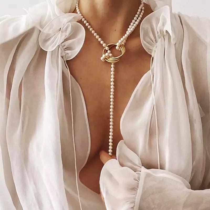 Adrianna Pearl Necklace