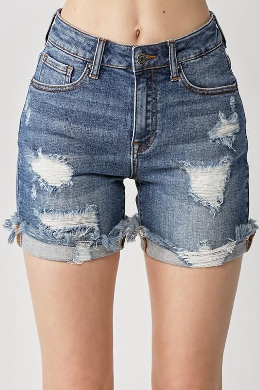 The Harley Risen Denim Shorts