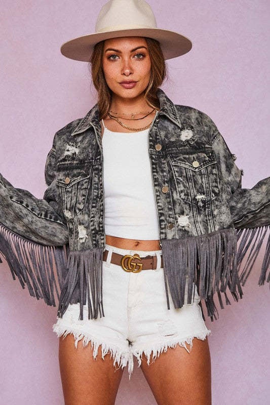 Cassie Fringe Jacket