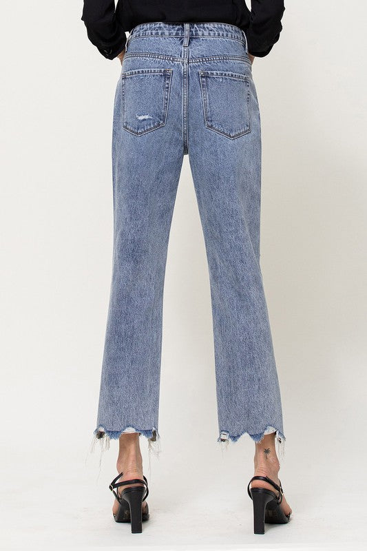 Henzley Criss Cross Vervet Jeans - Trendz Boutique