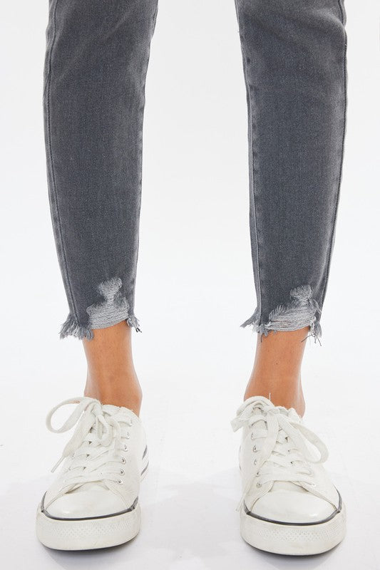 Cruz High Rise Frayed KanCan Jeans - Trendz Boutique