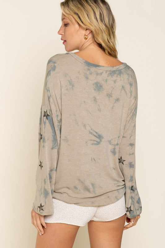 Livin' in Rome Tie Dye Top - LinnysBoutique