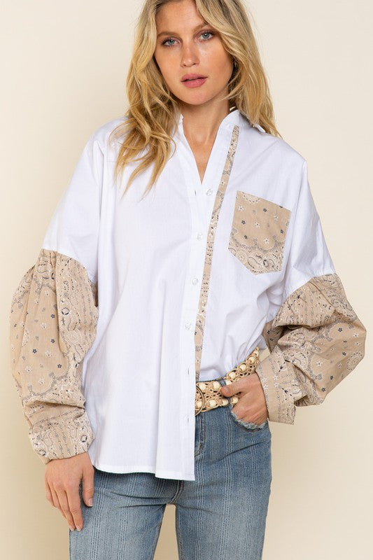 The Paisley Button Up - LinnysBoutique