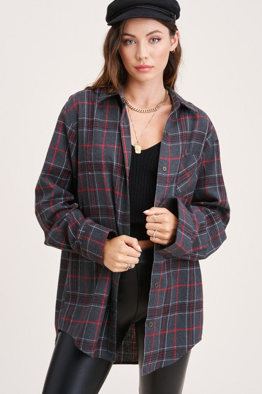 The Evie Flannel - LinnysBoutique