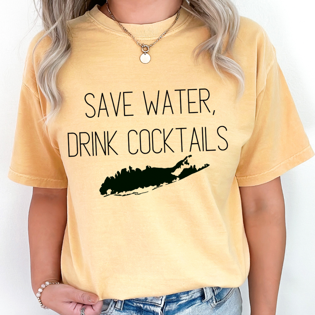 Save Water Drink Cocktails Honey T-Shirt - Trendz Boutique