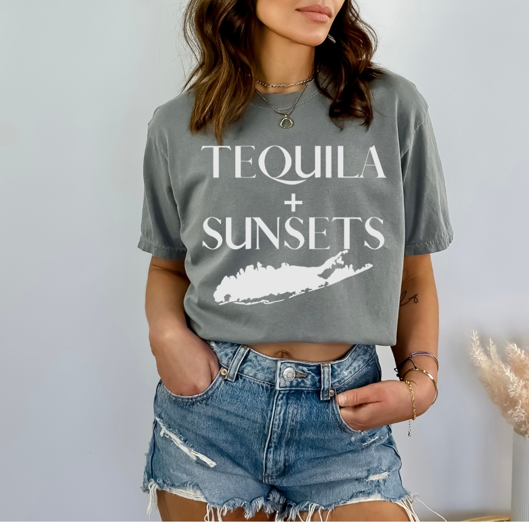 Tequila and Sunsets Rock T-Shirt - Trendz Boutique