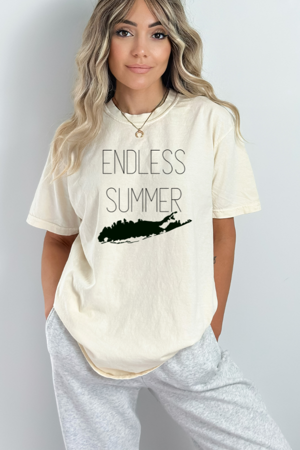 Endless Summer T-Shirt- Natural - Trendz Boutique