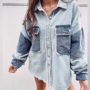 Patchwork Denim POL Jacket